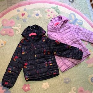 GAP Kids Floral Puffer Jackets Bundle